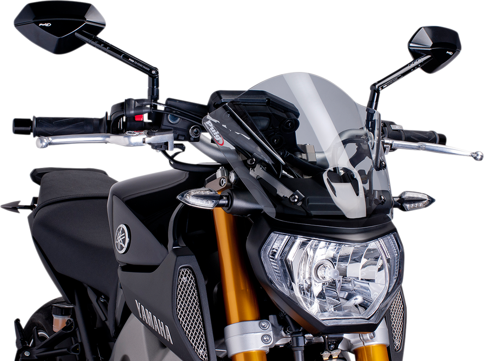 New Generation Windscreen - 11-1/2" - Smoke - MT09