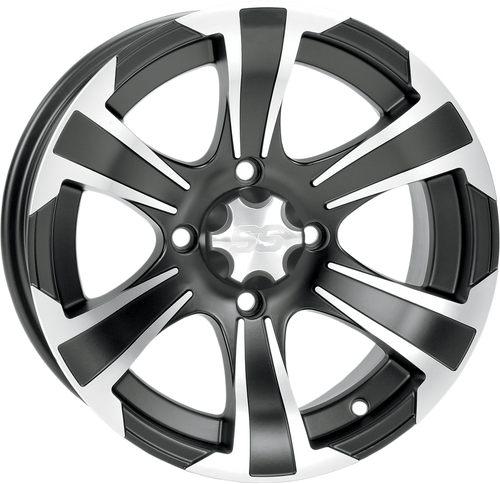 SS312 Alloy Wheel - Rear - Black Machined - 14x8 - 4/156 - 5+3