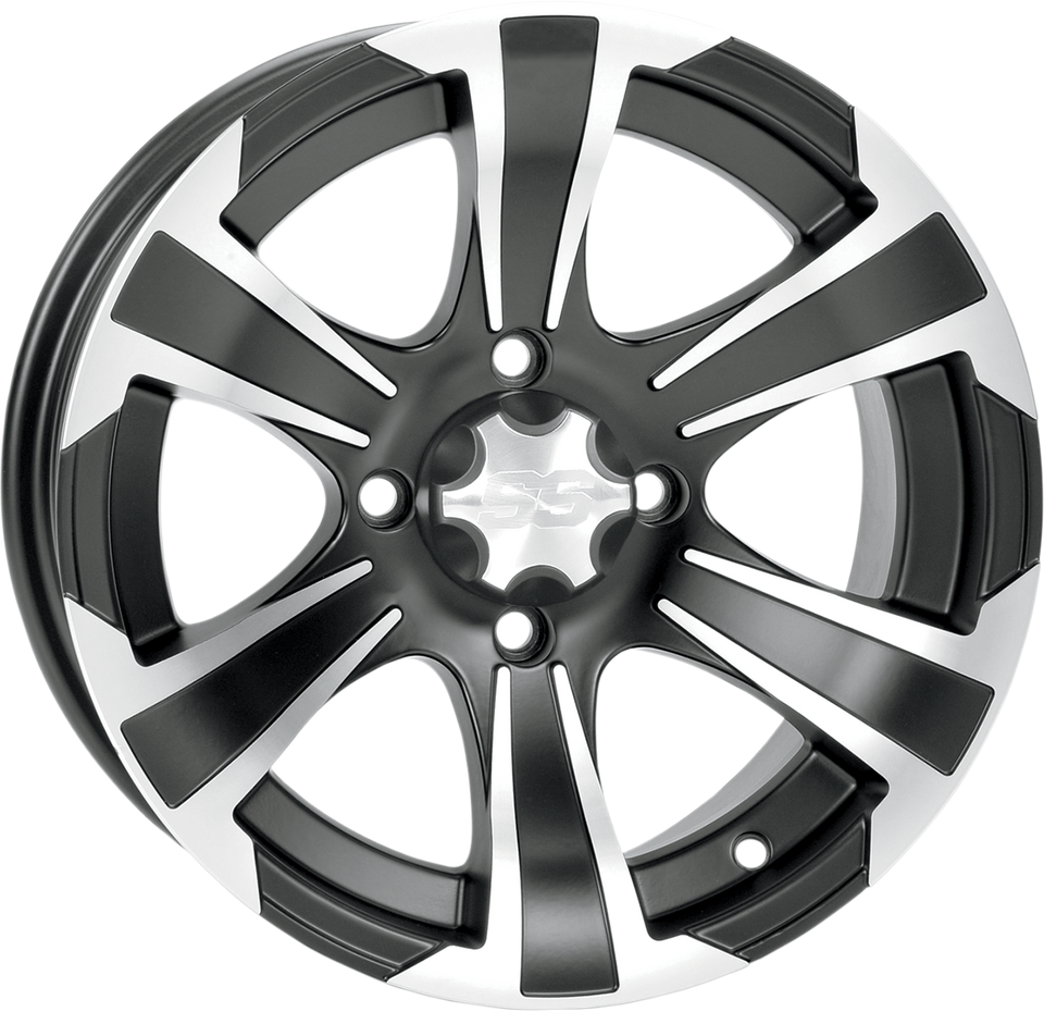 SS312 Alloy Wheel - Rear - Black Machined - 14x8 - 4/156 - 5+3