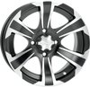 SS312 Alloy Wheel - Front/Rear - Black Machined - 12x7 - 4/156 - 4+3