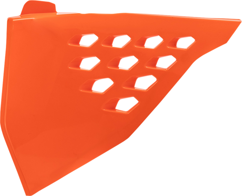 Airbox Cover - Orange - Vented - Lutzka's Garage