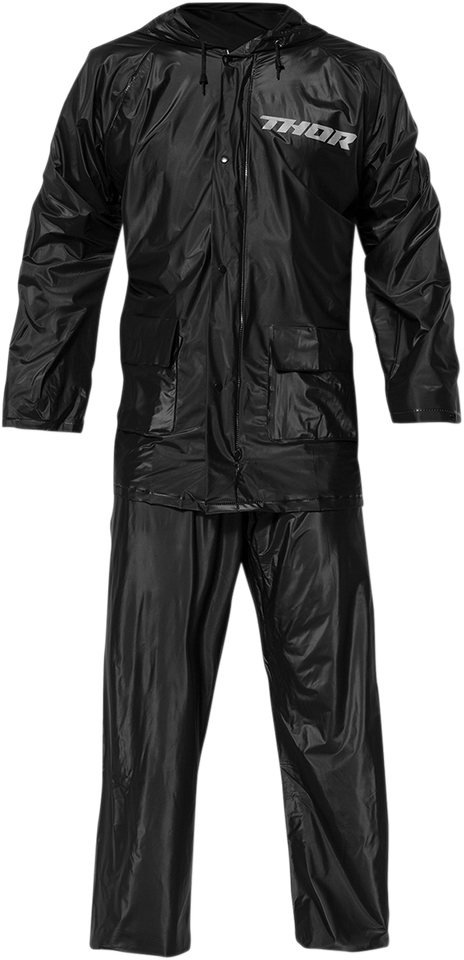 PVC Rainsuit - Black - Medium - Lutzka's Garage