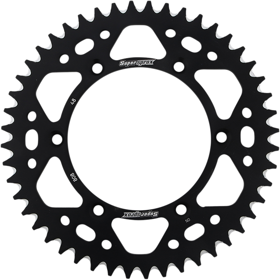 Rear Sprocket - Black - Kawasaki/Suzuki - 48 Tooth - Lutzka's Garage