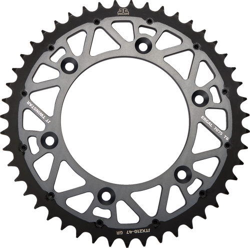 Steel Rear Sprocket - Graphite - 47 Tooth - Lutzka's Garage
