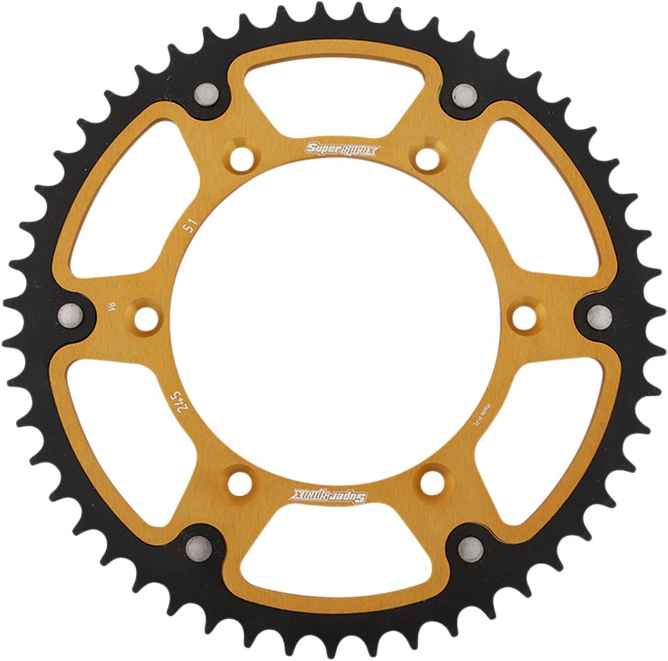 Stealth Rear Sprocket - 51 Tooth - Gold - Yamaha - Lutzka's Garage