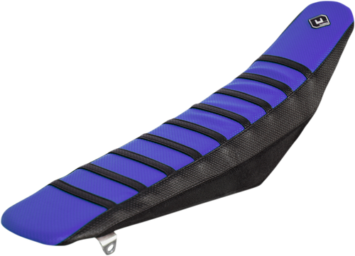 Pro Rib Seat Cover - Blue/Black - YZ 125/250 02-21 - Lutzka's Garage