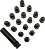 Lug Nut - Splined - 3/8" - Black - 16 Pack - Lutzka's Garage