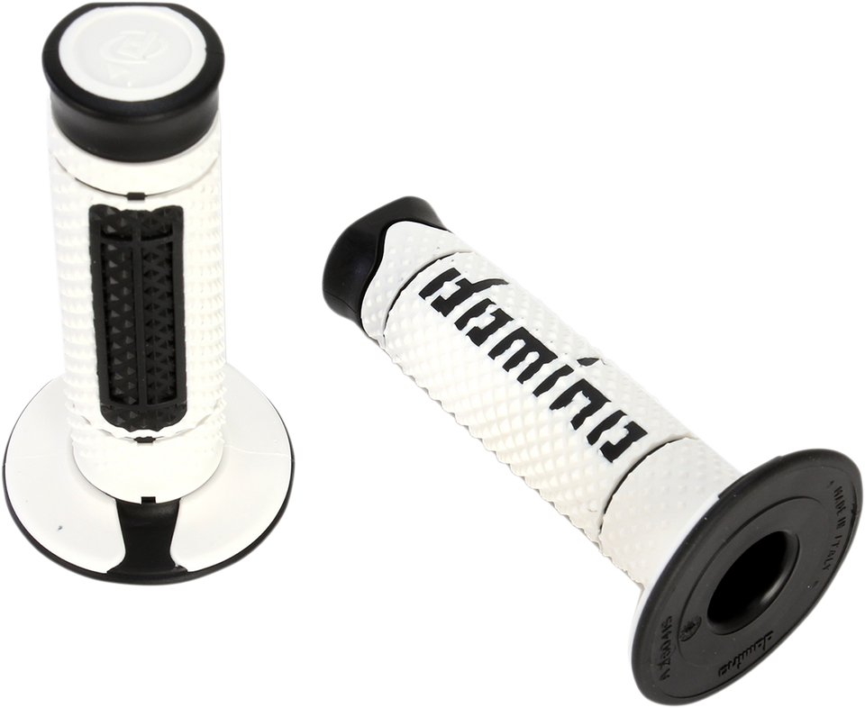 Grips - Diamonte - Dual Compound - White/Black - Lutzka's Garage