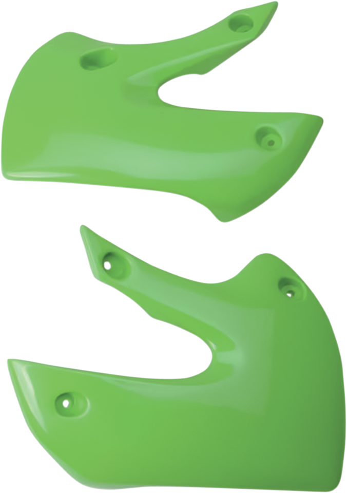 Radiator Shrouds - Green - Lutzka's Garage