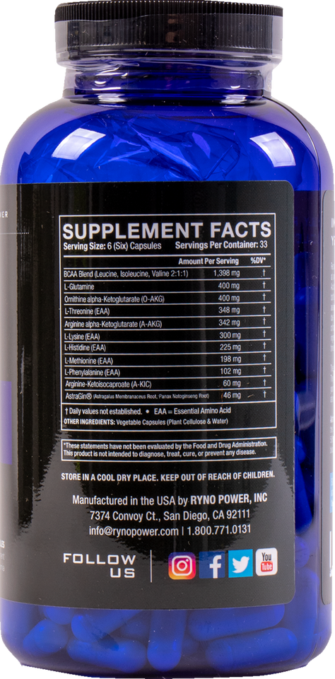 Recovery Capsules - 200 ct. Bottle