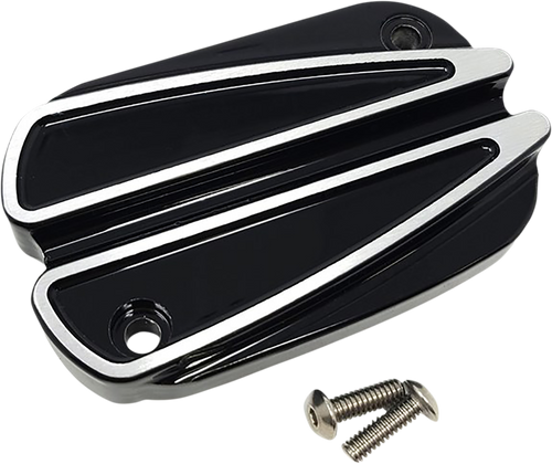 Master Cylinder Lid - Brake - Front - Ripper - Black - Lutzka's Garage
