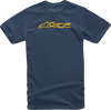 Ride 3.0 T-Shirt - Navy/Gold - Medium - Lutzka's Garage