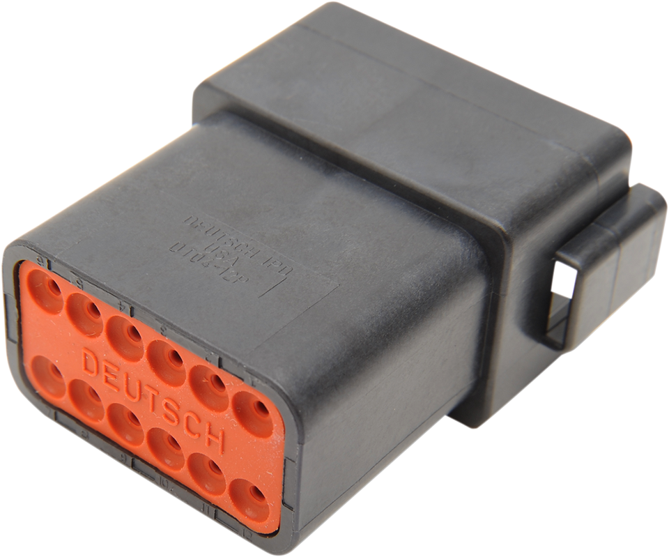 Deutsch Receptacle - 12 Pin - Black - Lutzka's Garage