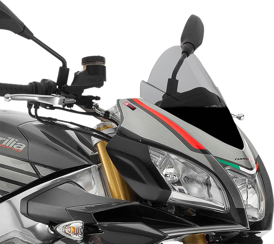 Race Windscreen - 12-1/2" - Light Smoke - Tuono - Lutzka's Garage