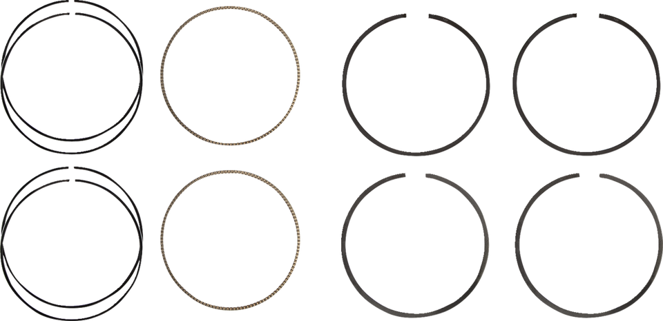Piston Rings - 114" Motor - 4.000" Standard - M8