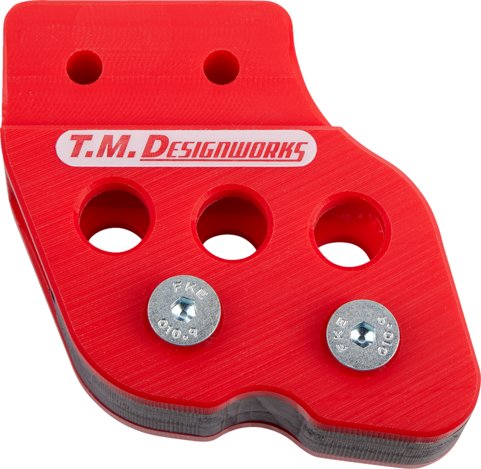 Chain Guide - Honda/Yamaha/Kawasaki/Suzuki - Red - Lutzka's Garage