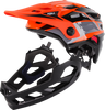 Child Maya Full Face Helmet - Race - Gloss Orange/Gray/Black - OS