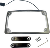 Lighted License Plate Frame - Chrome - Lutzka's Garage