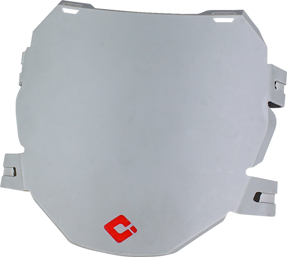 Downhill Number Plate- Front - Aaron Gwin - Graphite - Lutzka's Garage