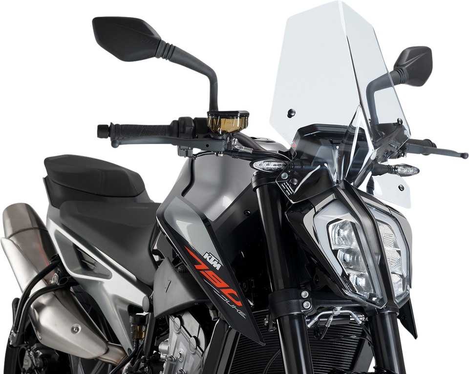 New Generation Windscreen - 16-1/4" - Clear - KTM - Lutzka's Garage