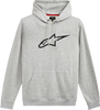 Ageless Pullover Hoodie - Heather Gray/Black - Medium - Lutzka's Garage