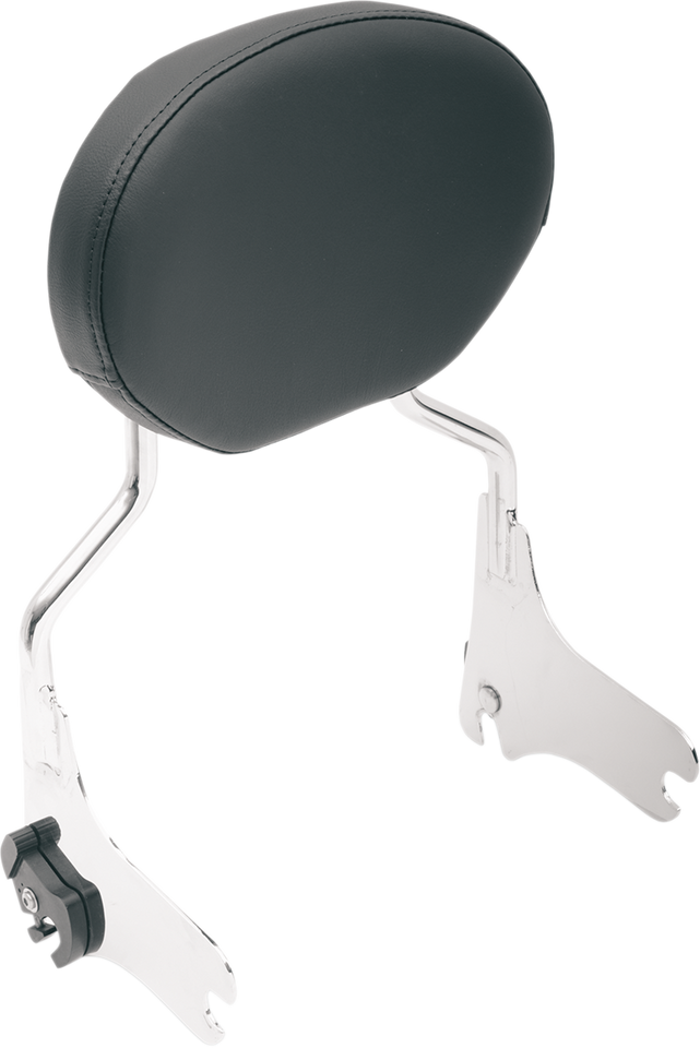 Oval Sissy Bar Pad - Smooth - Black - FL 99-22 - Lutzka's Garage