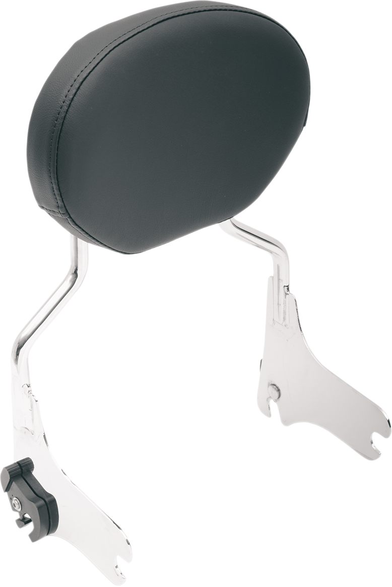 Oval Sissy Bar Pad - Smooth - Black - FL 99-22 - Lutzka's Garage