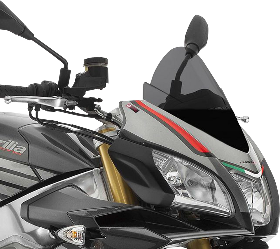 Race Windscreen - 12-1/2" - Dark Smoke - Tuono - Lutzka's Garage