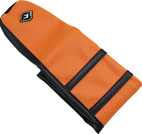 Pro Rib Seat Cover - Orange/Black - KTM 19-22 - Lutzka's Garage