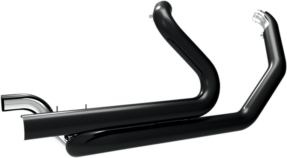 Aggressor 2-into-1-into-2 Header - Black - Lutzka's Garage