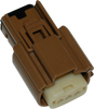 Molex MX 150 Connector - 3 Pin Female - Brown - Lutzka's Garage