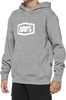 Youth Icon Hoodie - Gray - Small - Lutzka's Garage