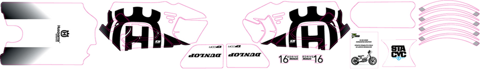 STACYC™ Stability Cycle Graphic Kit - 16" - Brushless - Husky - Lutzka's Garage