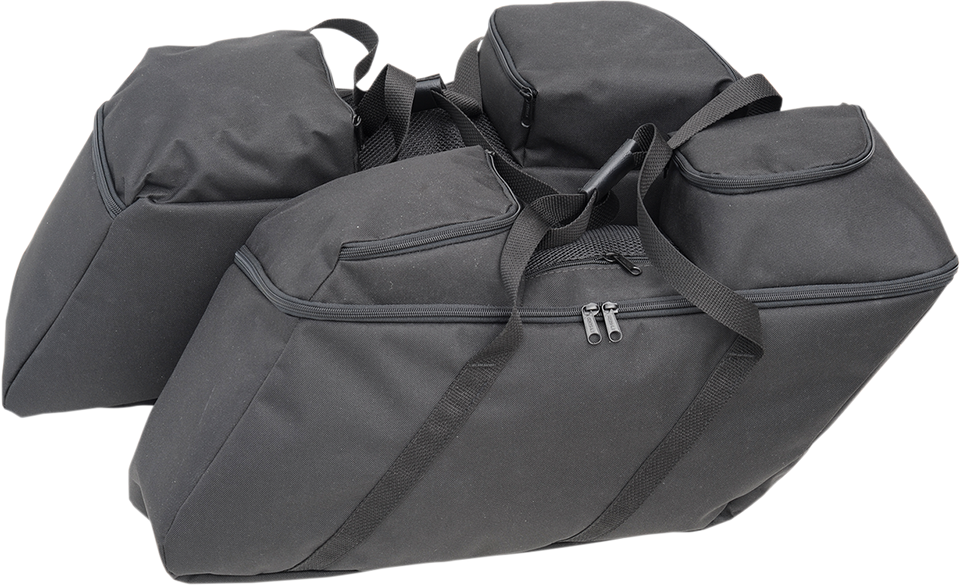 Saddlebag Liners - Black - FL 14-22 - Lutzka's Garage