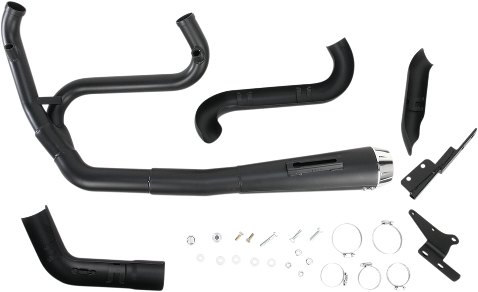 Road Rage 2:1 Exhaust - Black - FXD - Lutzka's Garage