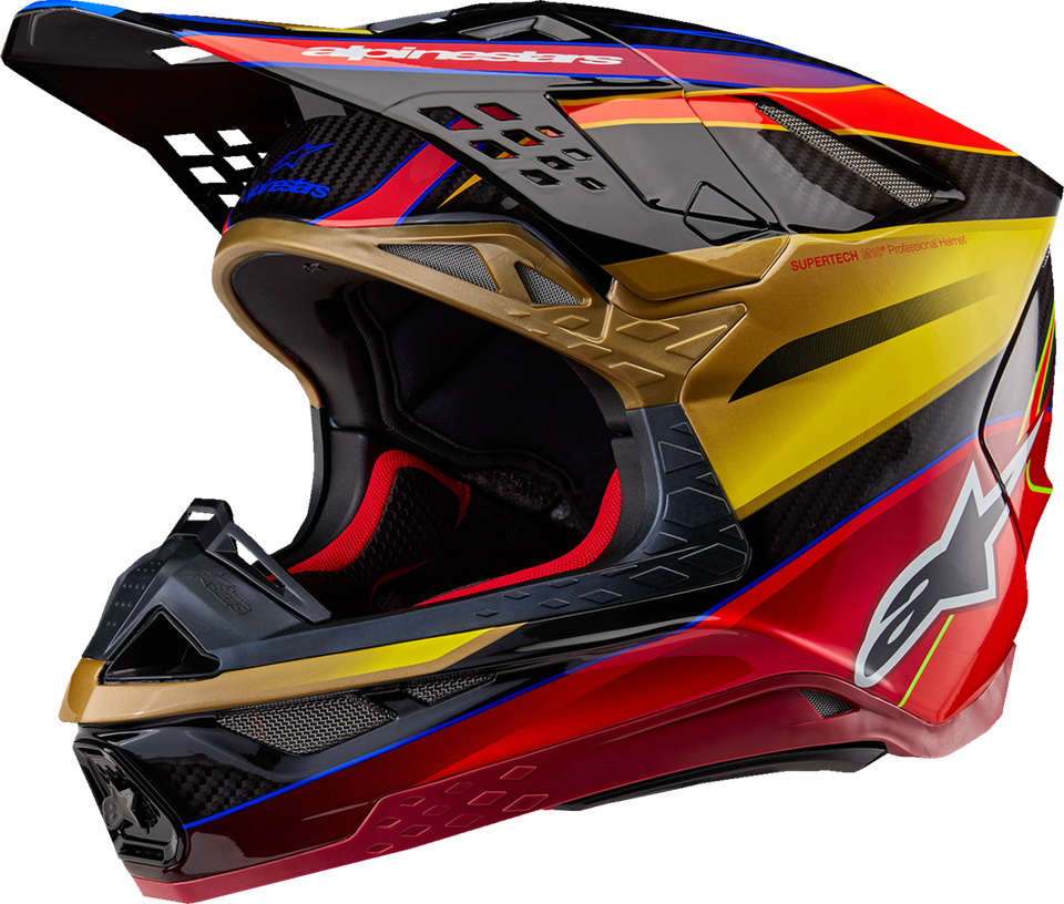 Supertech M10 Helmet - Era - MIPS® - Gloss Gold/Yellow/Rio Red - Small - Lutzka's Garage