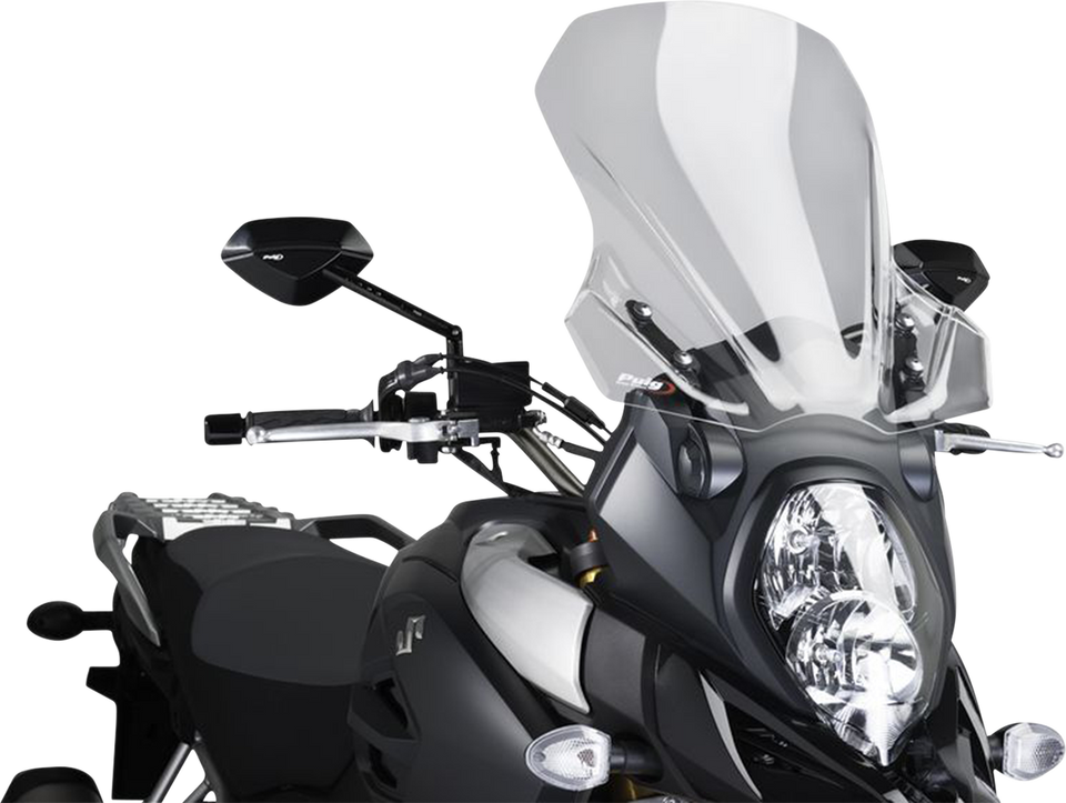 Touring Windscreen - 18-1/8" - Clear - V-Strom - Lutzka's Garage