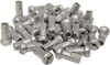 Spoke Nipples - MX1 - Silver - 9 Gauge - Set - Lutzka's Garage