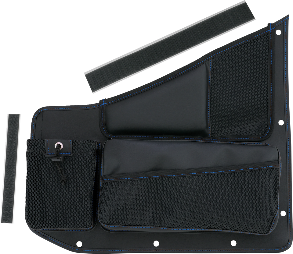 Kaliber Organizer - Passenger - Black w/ Blue Stitching