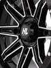 Wheel - HL22 - Front/Rear - Gloss Black w/Machined - 14x7 - 4/137 - 4+3 (+10 mm)