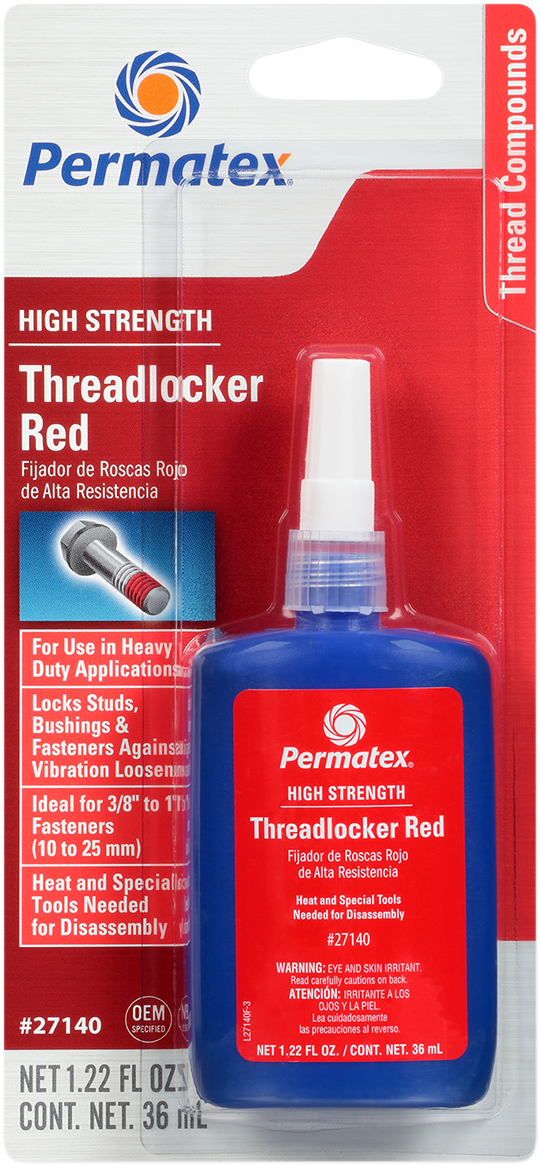 271 Threadlocker - Red - 1.22 U.S. fl oz. - Lutzka's Garage