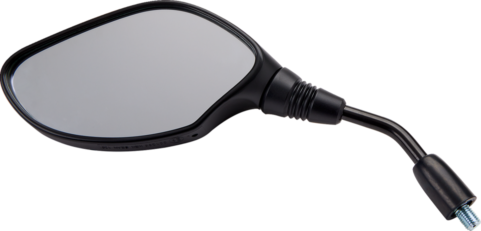 Mirror - Side View - Oval - Black - Left - Lutzka's Garage