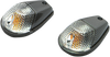 Flush Mount Marker Lights - Carbon/Clear