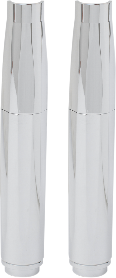 Deep Cut Pushrod Covers - Chrome - Lutzka's Garage