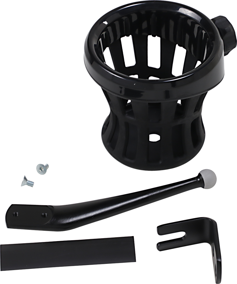 Drink Holder - Passenger Mount - Black - Lutzka's Garage