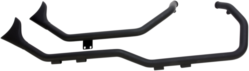 Side by Side Upsweep Exhaust System - Black - Lutzka's Garage