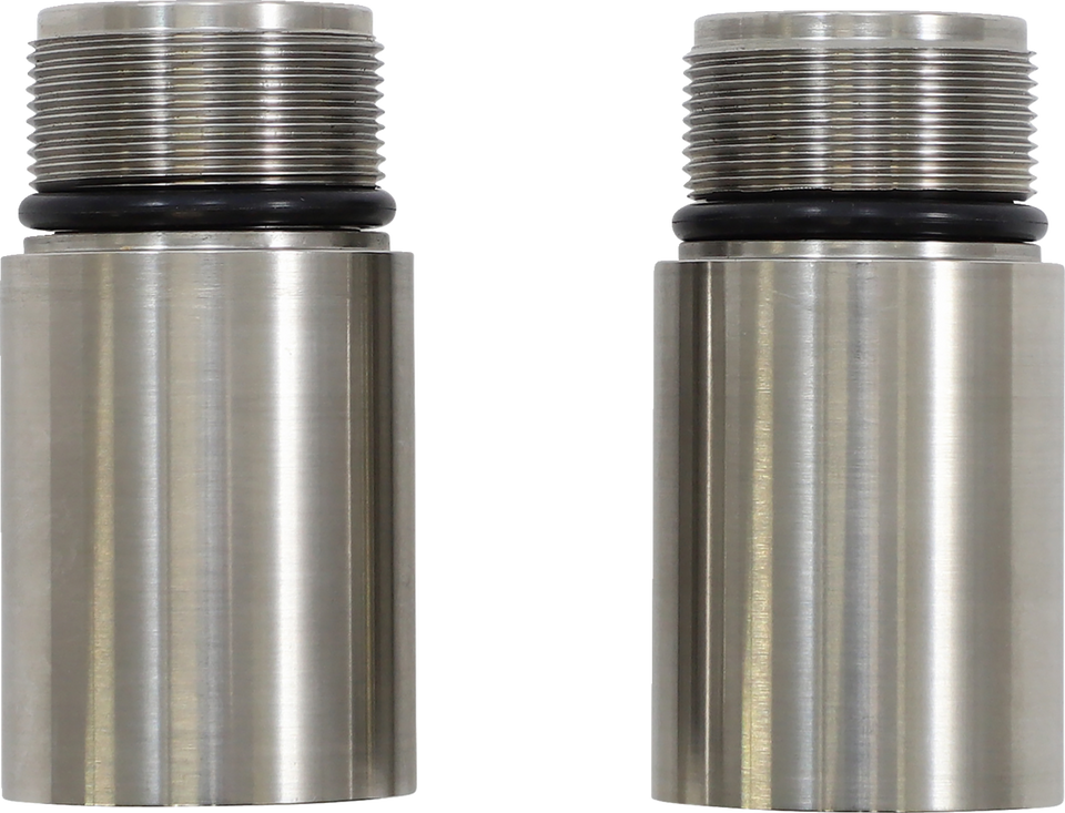 Chrome Fork Tube Extensions - 39 mm Diameter - Extends +2"