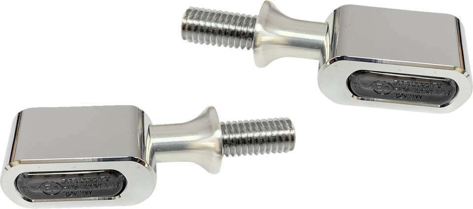 Marker Light - Smoke/Amber - Chrome - Lutzka's Garage