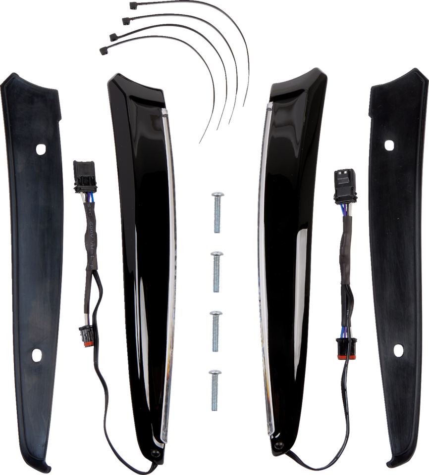 LED Windshield Trim - Black - FLTR - Lutzka's Garage