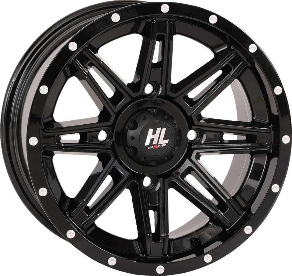 Wheel - HL22 - Front/Rear - Gloss Black - 14x7 - 4/137 - 4+3 (+10 mm) - Lutzka's Garage
